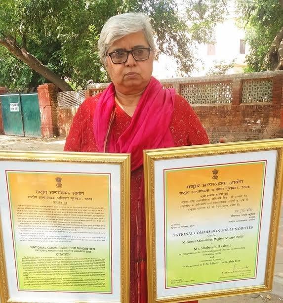 Shabnam Hashmi-award-return